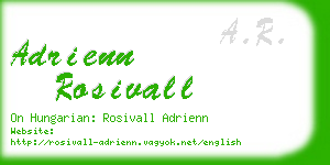 adrienn rosivall business card